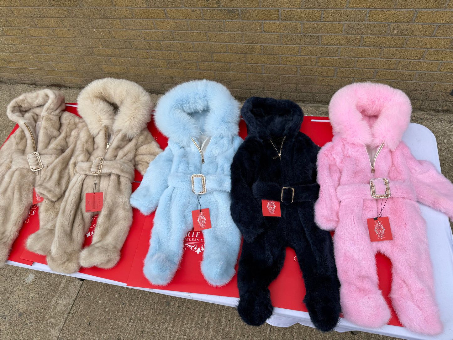 Mink Baby’s Snowsuits
