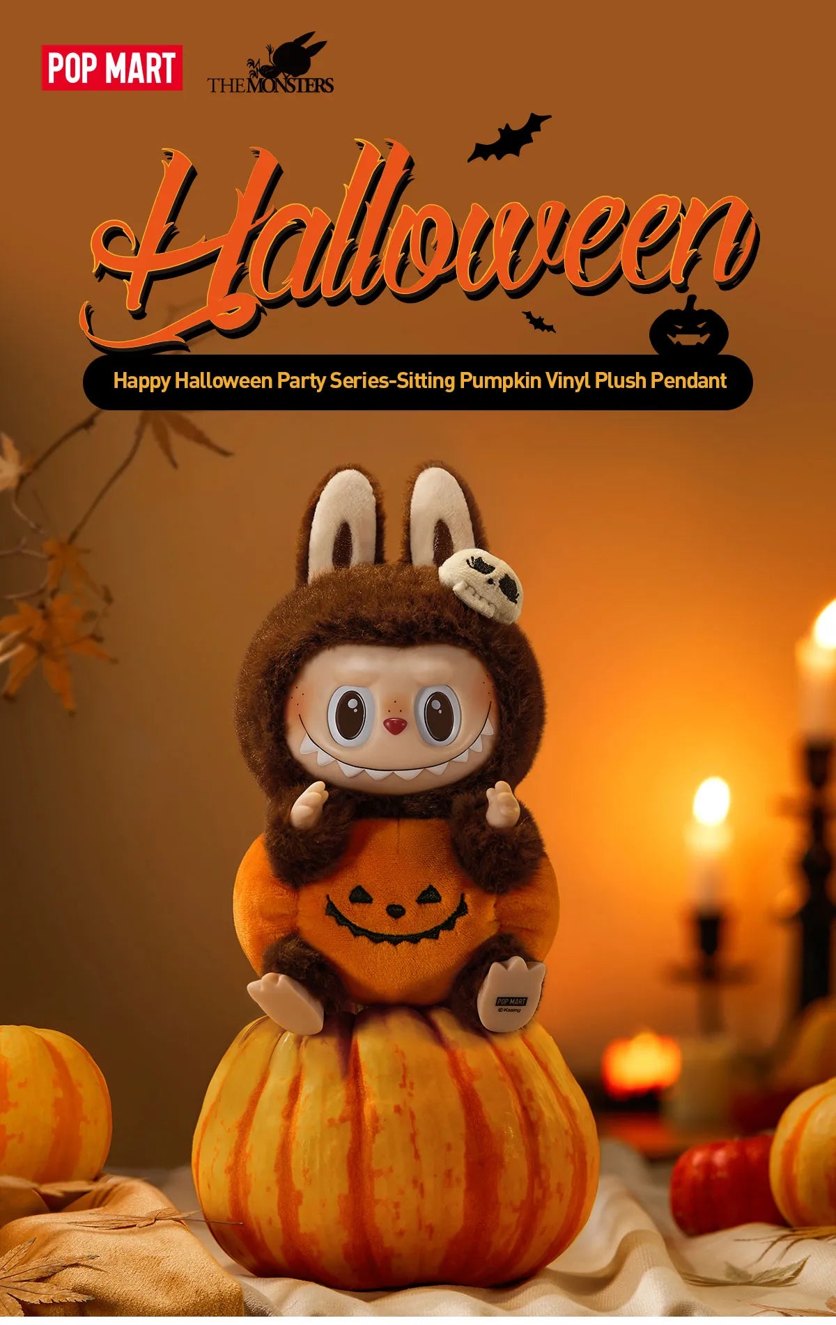 Halloween Pumpkin Labubu