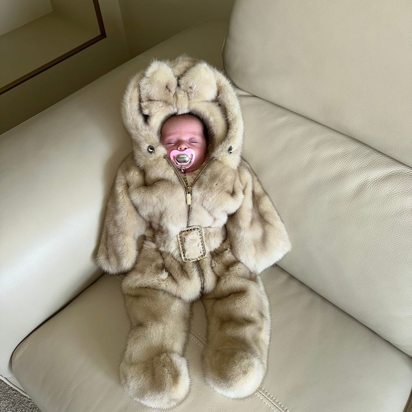 Mink Baby’s Snowsuits