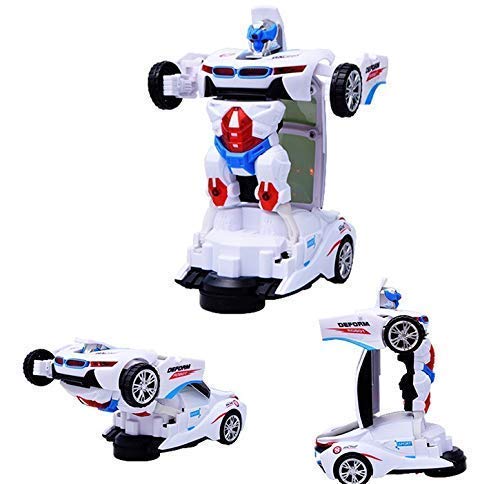 Car Robot Deform Battery Operated Car with Light and Music