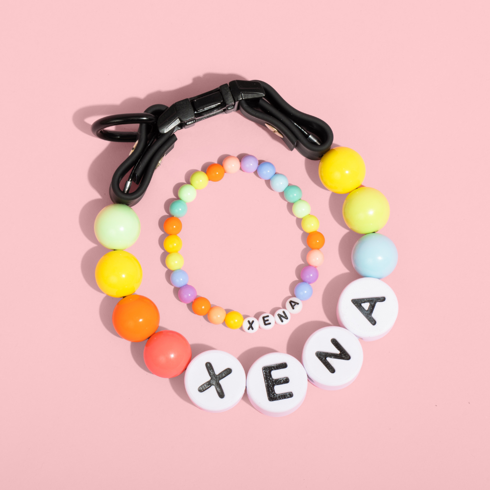 Handmade BFF Dog Collar + Free Matching Bracelet