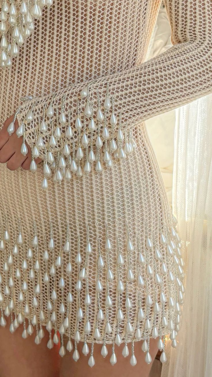 Handmade Pearled Dress