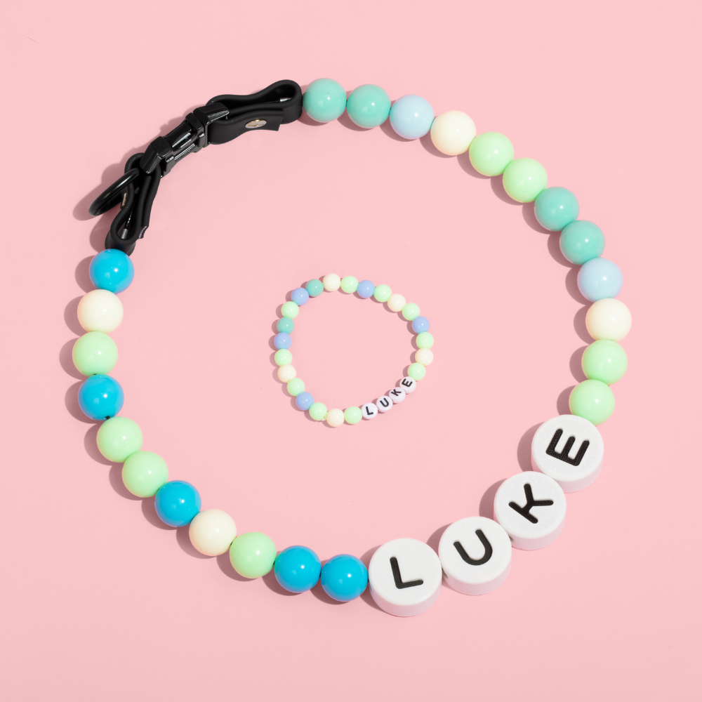 Handmade BFF Dog Collar + Free Matching Bracelet