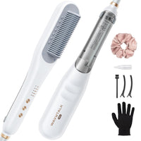 Professional Steam Straightening System for Frizz-Prone & Textured Hair