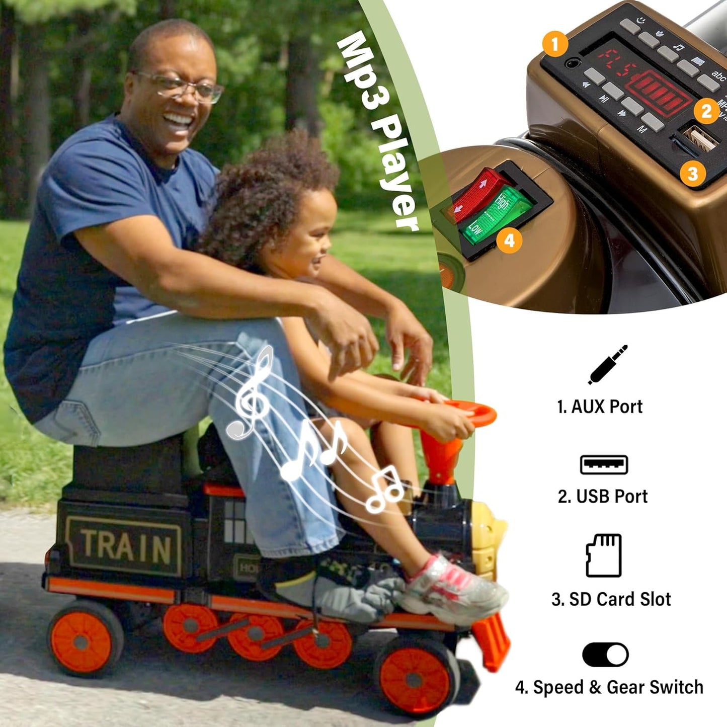 12V HeavyDuty Ride-on Train
