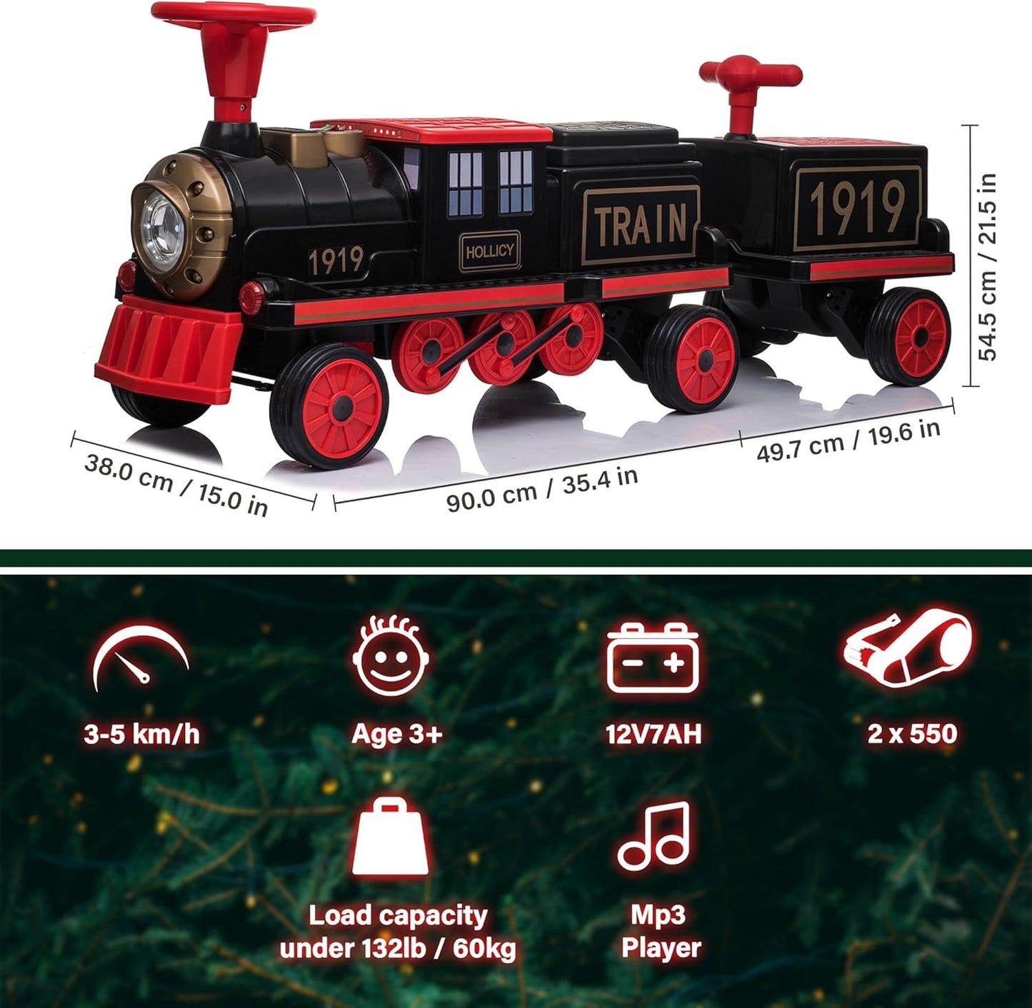 12V HeavyDuty Ride-on Train