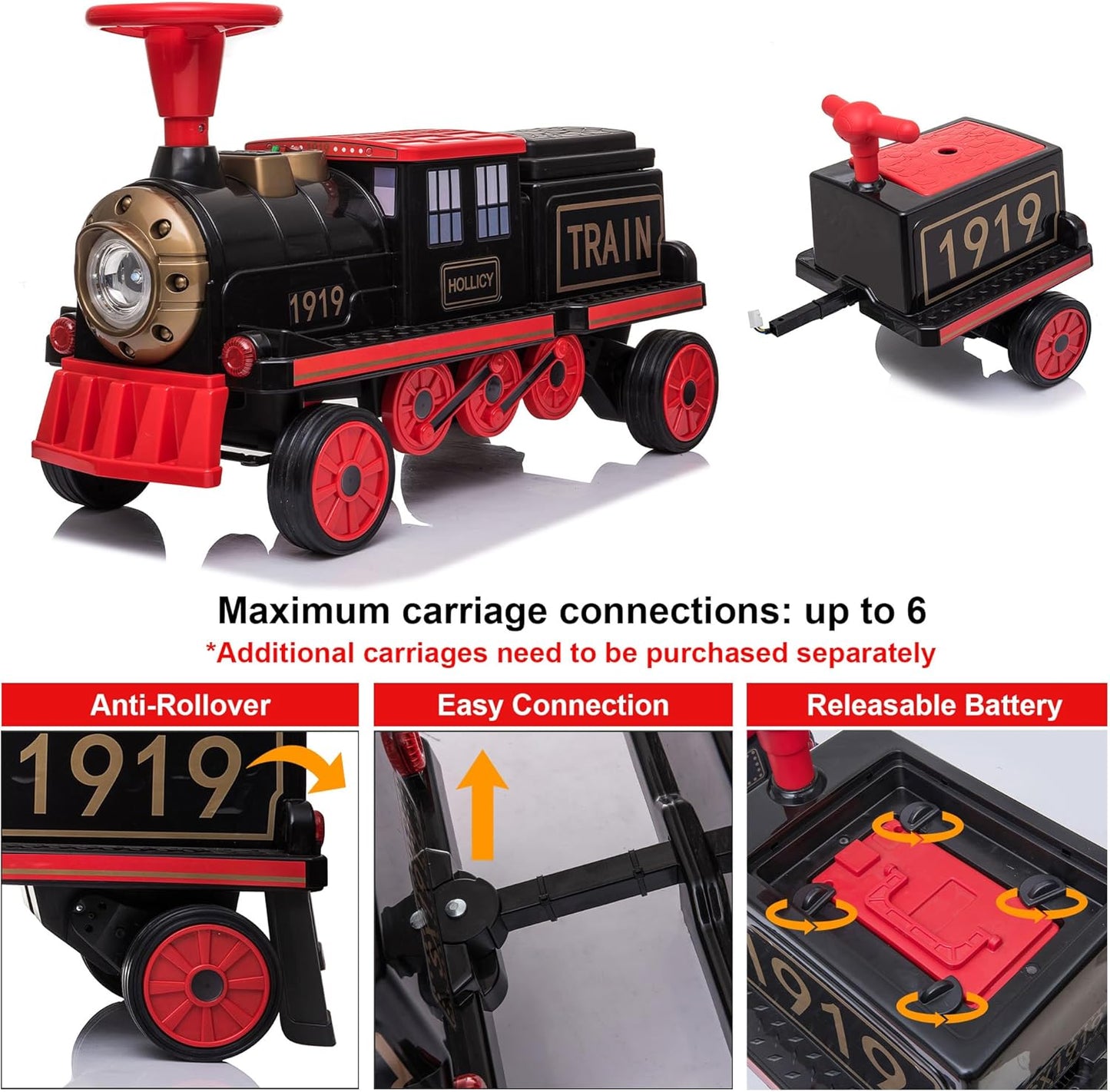 12V HeavyDuty Ride-on Train