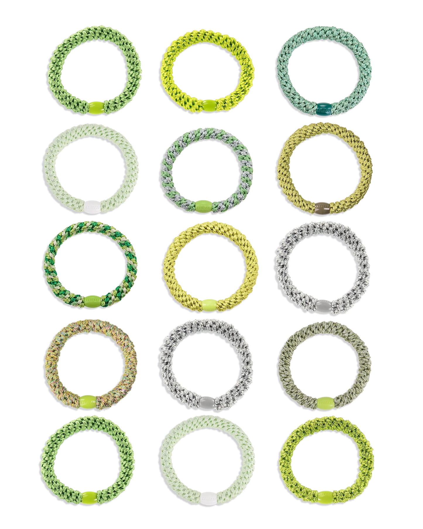 LIME SELECTION • 15 HAIR TIES