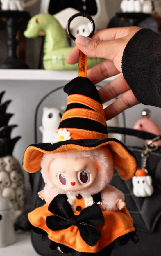 Halloween Pumpkin Labubu