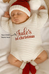 Personalized First Christmas Romper Set