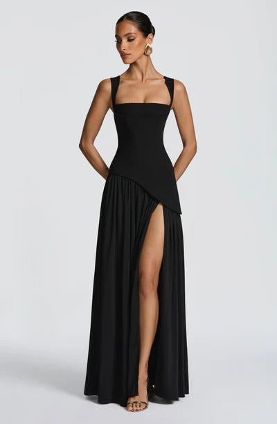 Tullulah Maxi Dress - Deep Olive