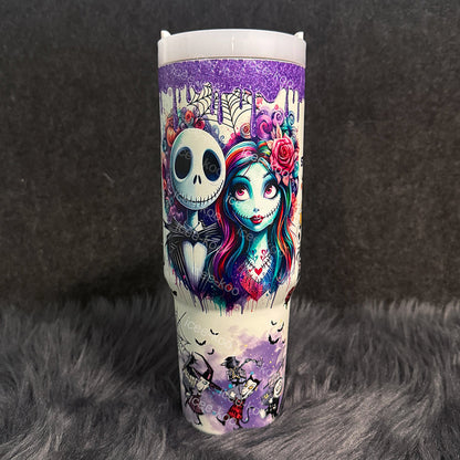 40oz Glow in the Dark Stitch Tumbler