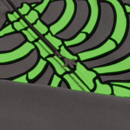 Skeleton Zip up Hoodie