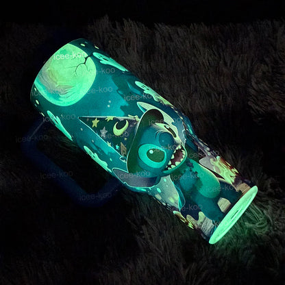 Glow in the Dark Stitch Tumbler - Spooky Edition