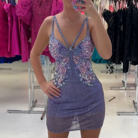 Sherri Hill Butterfly Dress