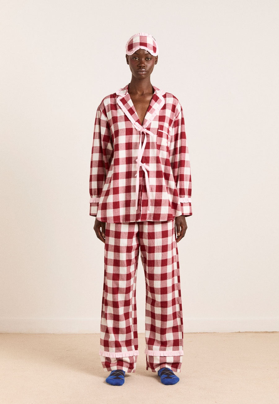Gingham PJ Set