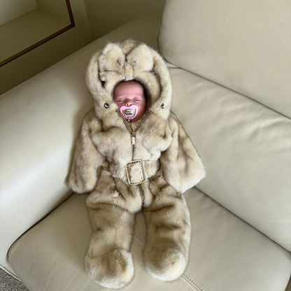 Mink Baby’s Snowsuits