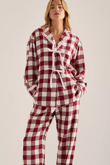 Gingham PJ Set
