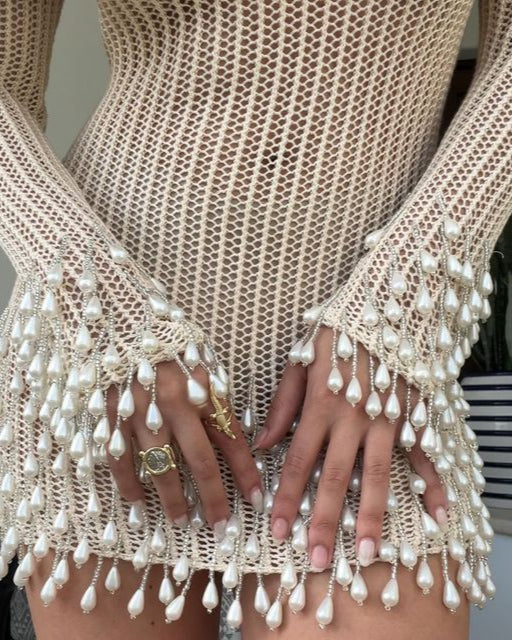Handmade Pearled Dress