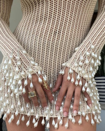 Handmade Pearled Dress