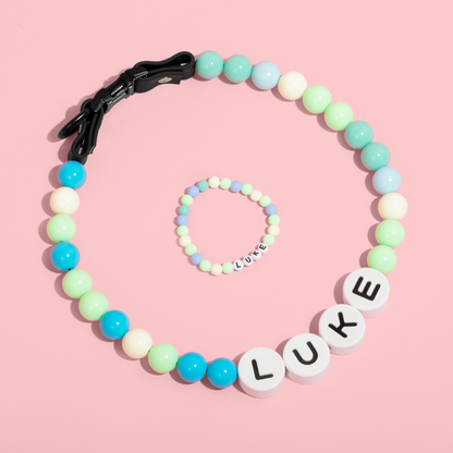 Handmade BFF Dog Collar + Free Matching Bracelet