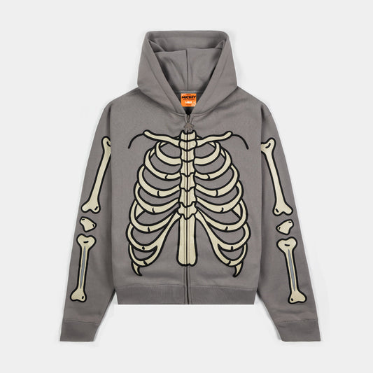 Skeleton Zip up Hoodie
