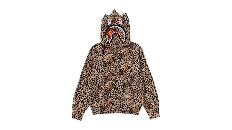 Wild Leopard Pattern Milo Shark Full Zip Hoodie