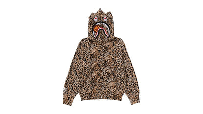 Wild Leopard Pattern Milo Shark Full Zip Hoodie