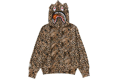Wild Leopard Pattern Milo Shark Full Zip Hoodie