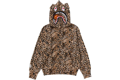 Wild Leopard Pattern Milo Shark Full Zip Hoodie