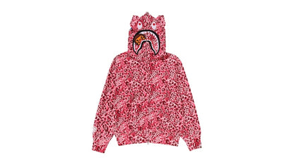 Wild Leopard Pattern Milo Shark Full Zip Hoodie