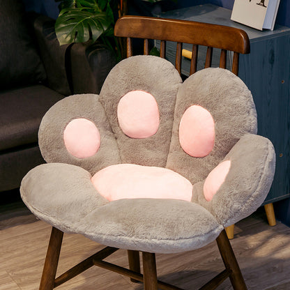 Soft Cat Paw Cushion - Cute Bear Paw Seat Pad, Warm Floor Pillow for Kitchen, Bedroom, Living Room, Office, Game Chair, and Festive Decor