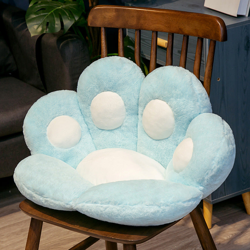 Soft Cat Paw Cushion - Cute Bear Paw Seat Pad, Warm Floor Pillow for Kitchen, Bedroom, Living Room, Office, Game Chair, and Festive Decor