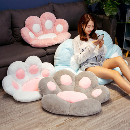 Soft Cat Paw Cushion - Cute Bear Paw Seat Pad, Warm Floor Pillow for Kitchen, Bedroom, Living Room, Office, Game Chair, and Festive Decor