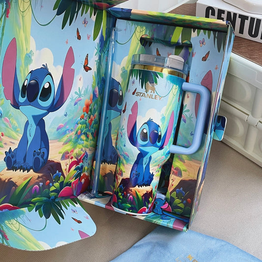40oz Glow in the Dark Stitch Tumbler