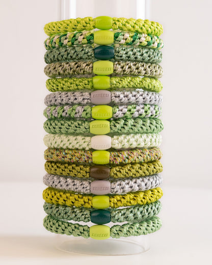 LIME SELECTION • 15 HAIR TIES