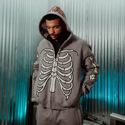 Skeleton Zip up Hoodie
