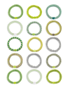 LIME SELECTION • 15 HAIR TIES