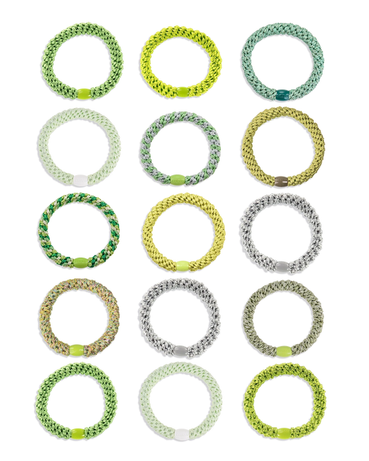 LIME SELECTION • 15 HAIR TIES