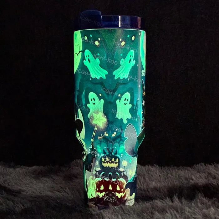 Glow in the Dark Stitch Tumbler - Spooky Edition