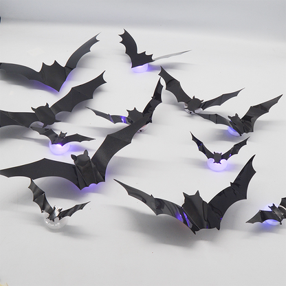 3D Bat Decor  – No Drilling Needed