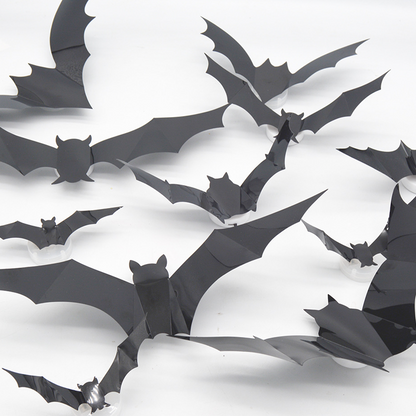 3D Bat Decor  – No Drilling Needed